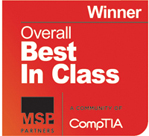 Winner Overall Best in Class from MSP Partners and CompTIA