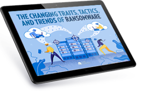 The Changing Traits, Tactics, and Trends of Ransomware Tablet Mock